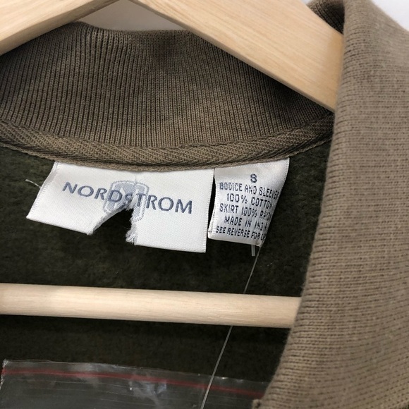 NORDSTROM sweatshirt chiffon dress - Picture 8 of 8